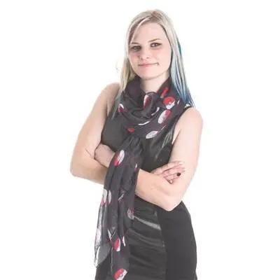 Foulard femme Difuzed Pokemon Poke Ball