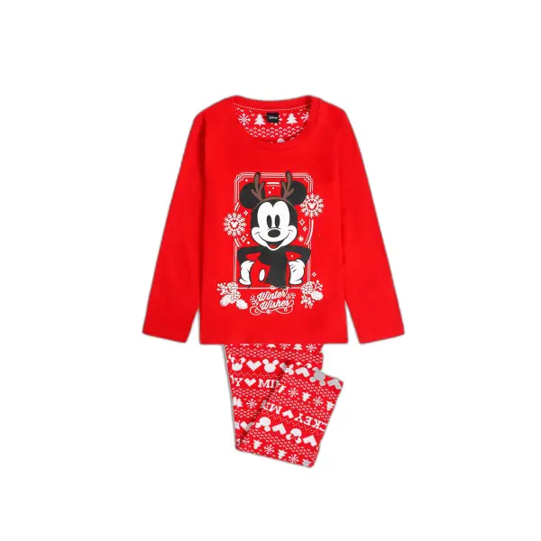 Pyjama de Noël à manches longues enfant Disney Mickey