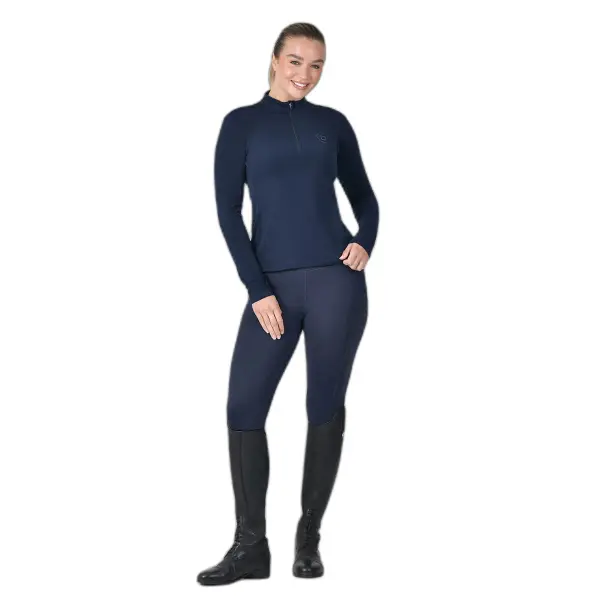 Maillot équitation manches longues brossé femme Dublin