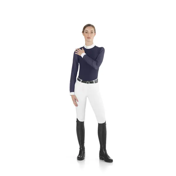 Polo de concours équitation manches longues femme Ego 7 Rita
