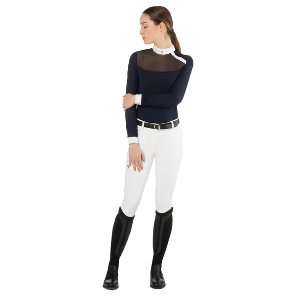 Polo de concours équitation manches longues femme Ego 7 Nina