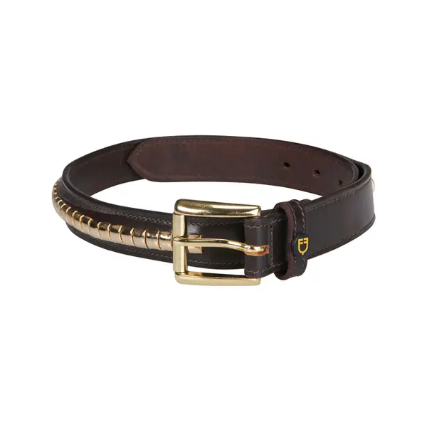 Ceinture clincher rose gold en cuir femme Equestro