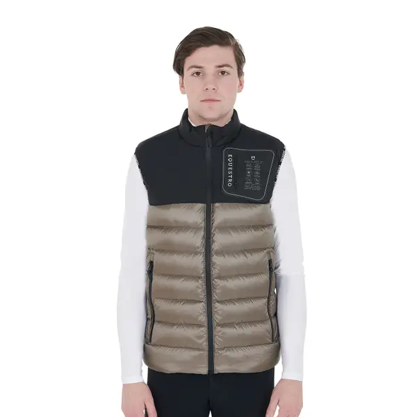 Gilet équitation sans manches bi-material Equestro