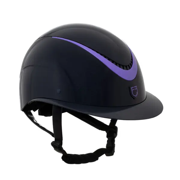 Casque d'équitation femme Equestro homologation en 1384-2023