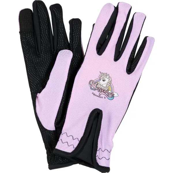 Gants d'équitation fille Equipage Mona