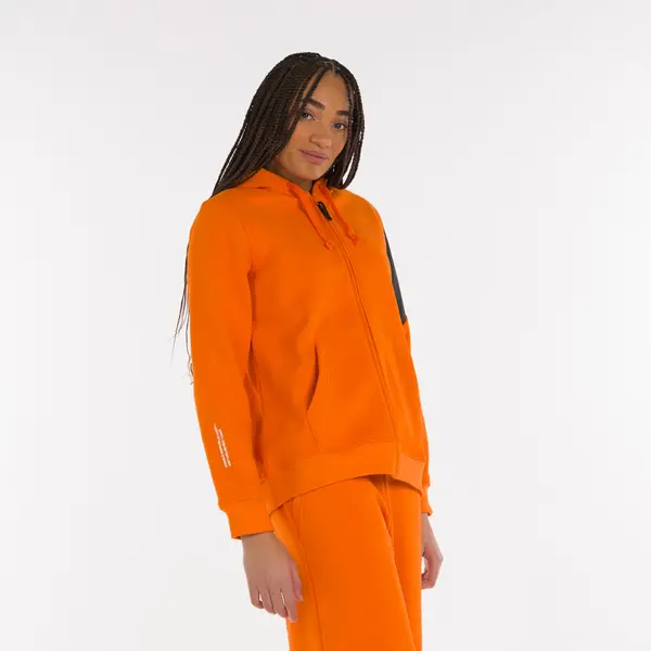 Sweatshirt à capuche zippé femme Errea No Logo