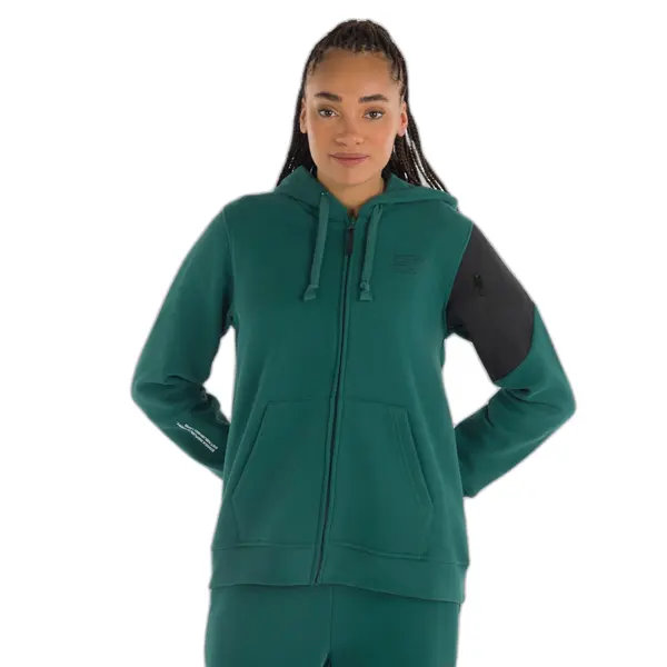 Sweatshirt à capuche zippé femme Errea No Logo