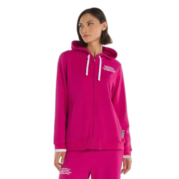 Sweatshirt à capuche full zip femme Errea No Logo