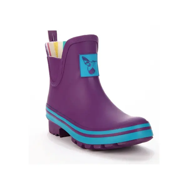 Bottes de pluie en caoutchou femme Evercreatures Eggplant