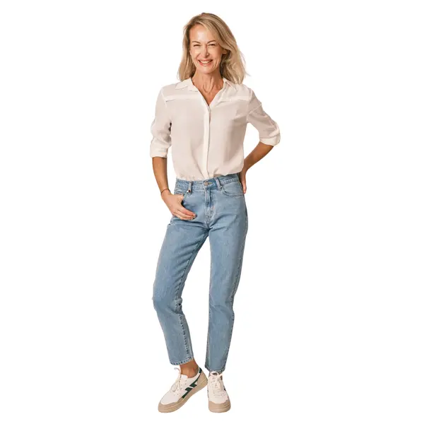 Jeans mom femme F.A.M. Paris Patricia Mfn