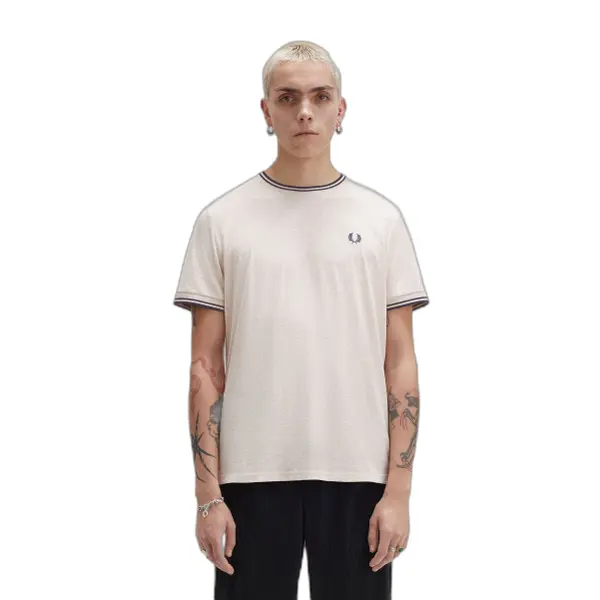 T-shirt double liseré Fred Perry
