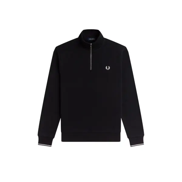 Sweatshirt avec demi fermeture zippée Fred Perry