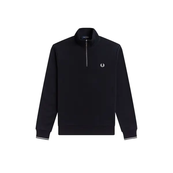 Sweatshirt avec demi fermeture zippée Fred Perry