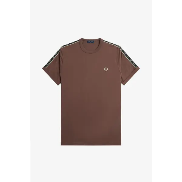 T-shirt à bande contrasté Fred Perry