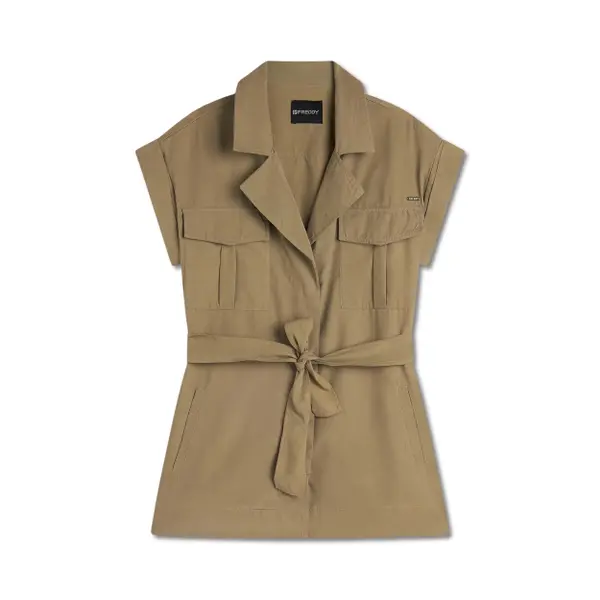 Veste sans manches femme Freddy Lyocell