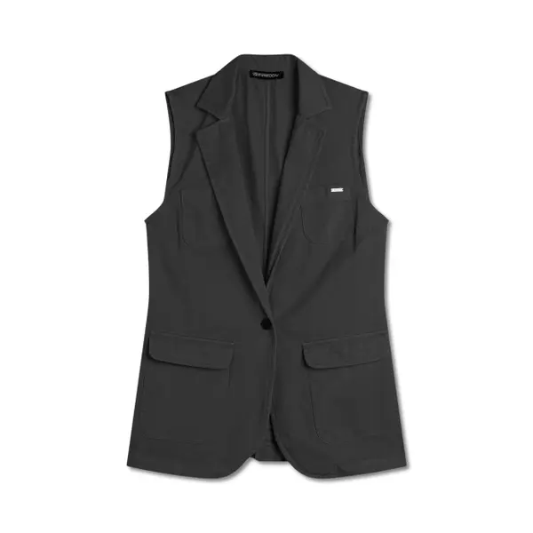 Gilet croisé en gabardine femme Freddy
