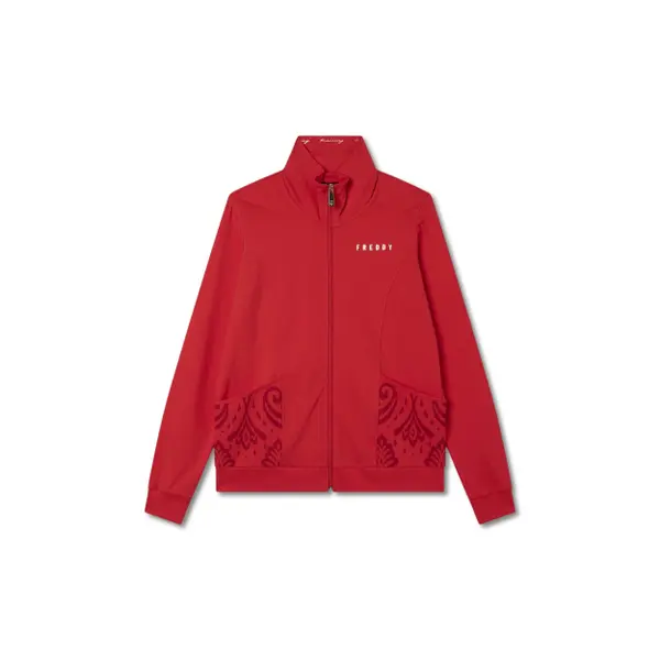 Sweatshirt full zip col roulé femme Freddy Evolution Pesante