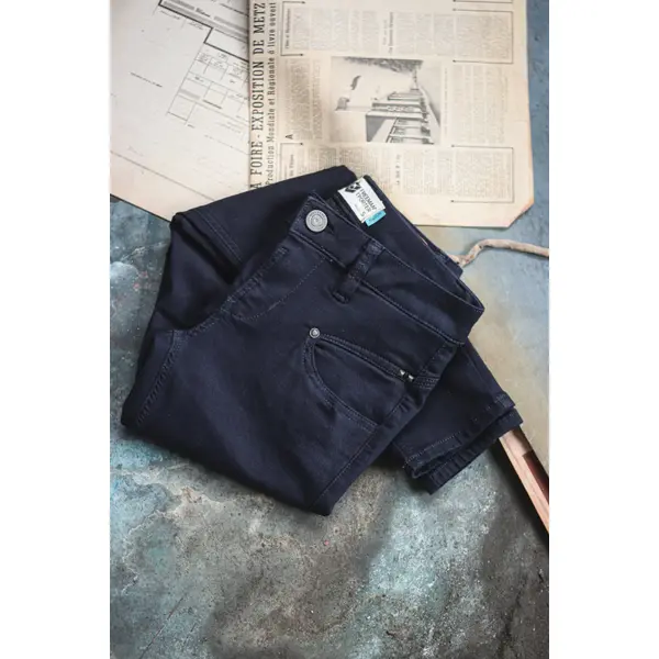 Jeans taille haute cropped femme Freeman T Porter Alexa