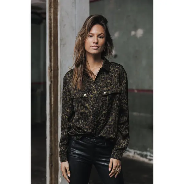 Chemisier femme Freeman T Porter Corina Leopardo