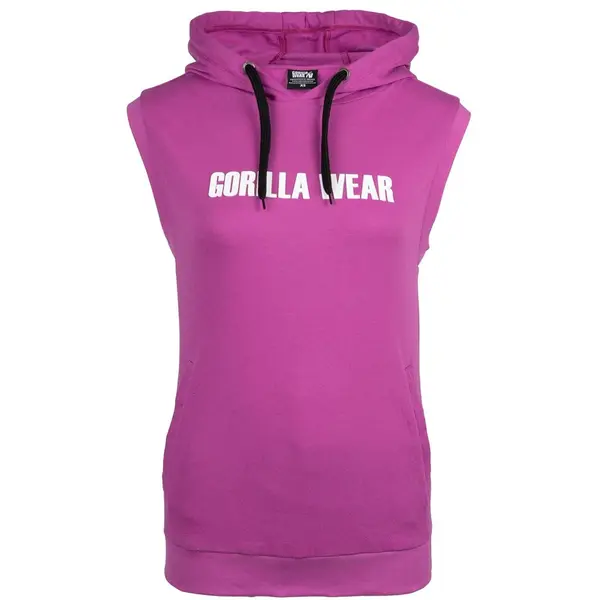 Sweatshirt à capuche sans manches femme Gorilla Wear Virginia