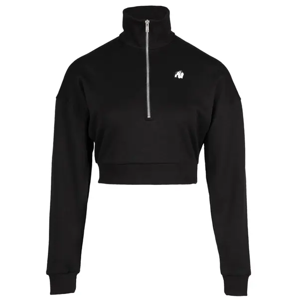 Sweatshirt crop half-zip femme Gorilla Wear Ocala