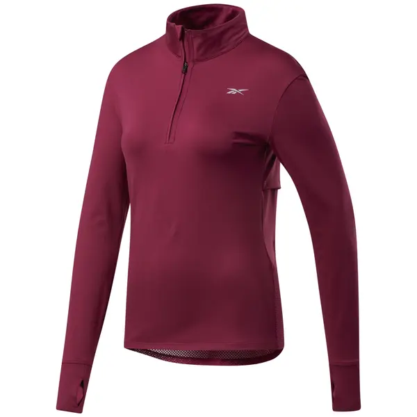 Sweatshirt femme Reebok Running 1/4 Zip