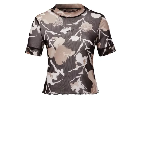 T-shirt femme Reebok Myt Allover Print Mesh