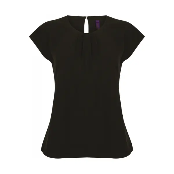 Blouse col plissé femme Henbury