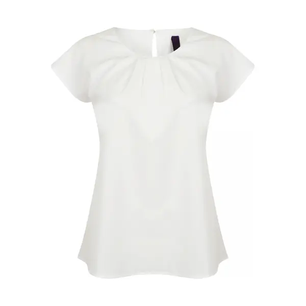 Blouse col plissé femme Henbury