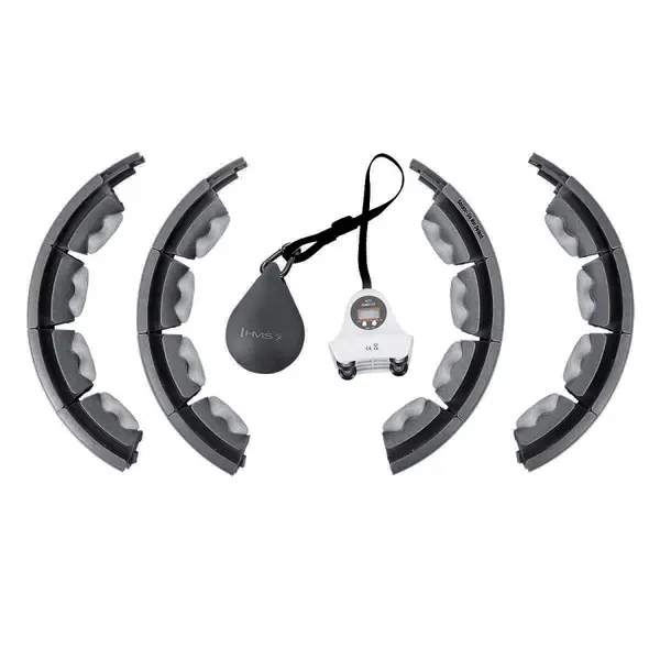 Ensemble hula hoop magnétique avec balle de gravité et support de taille femme HMS HHW06