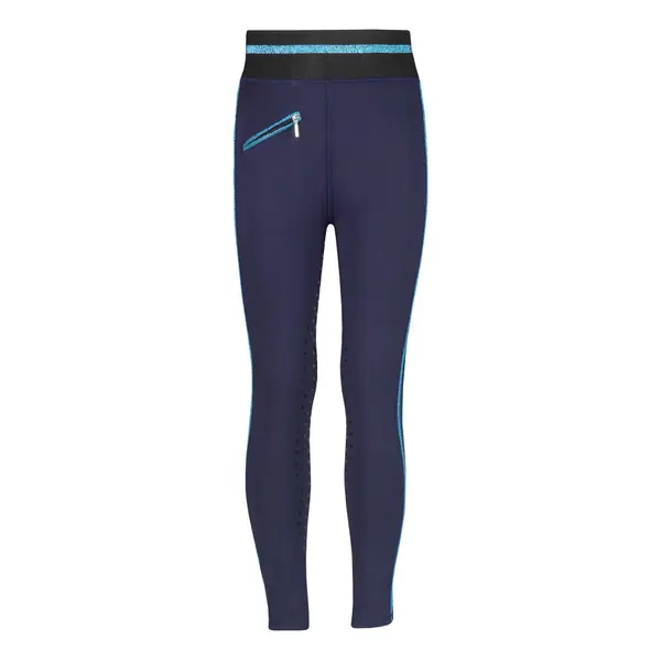 Legging équitation fille full grip Red Horse Kaya