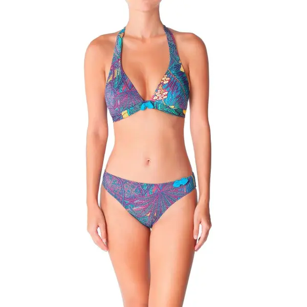 Bas de maillot de bain femme Huit Tropical Jungle