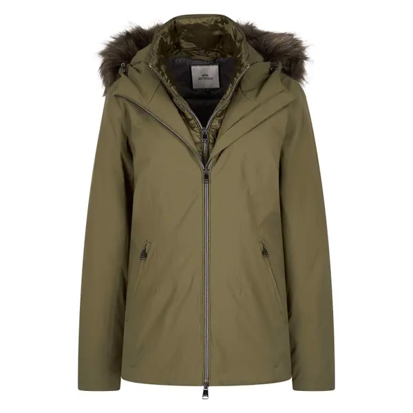 Veste imperméable équitation à capuche femme HV Polo Isa