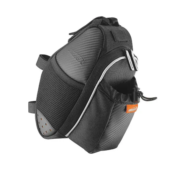 Sacoche de selle avec emplacement bidon fixation sangles Ibera Seatpak