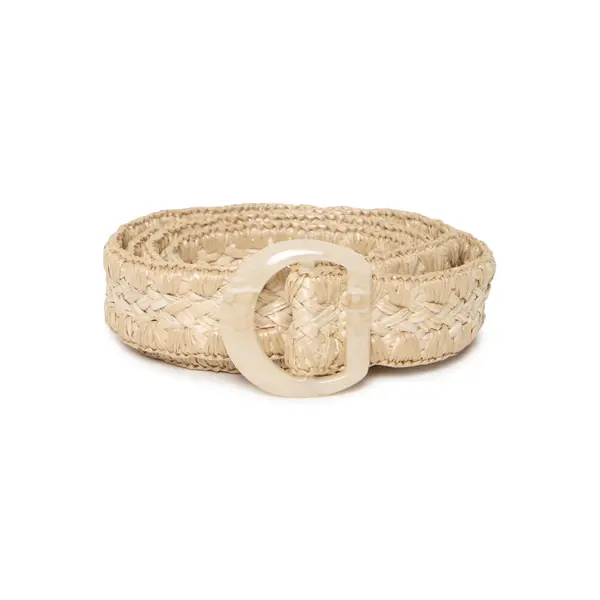 Ceinture en raphia femme Ichi Accessories Ynetha