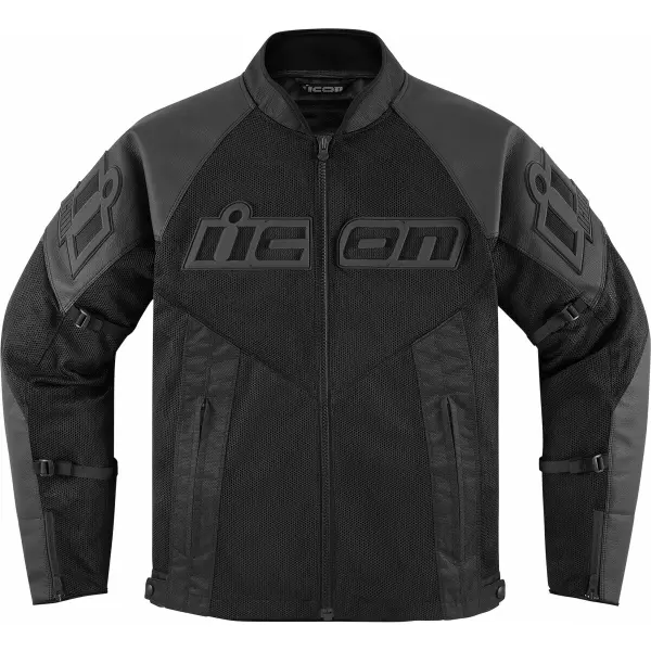 Veste moto en cuir Icon Mesh AF CE