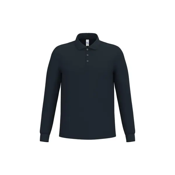 Polo en maille piquée manches longues iDeal Basic Brand