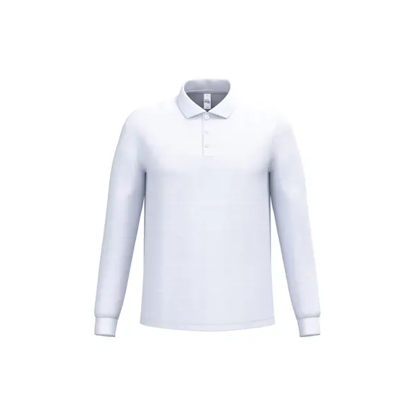 Polo en maille piquée manches longues iDeal Basic Brand