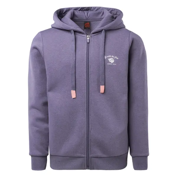 Sweatshirt à capuche zippé fille Iguana Lola