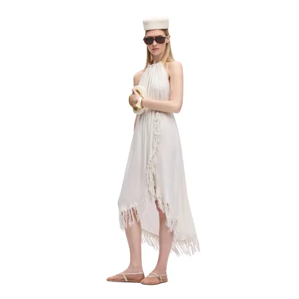 Robe dos nu en chanvre femme Ikikiz