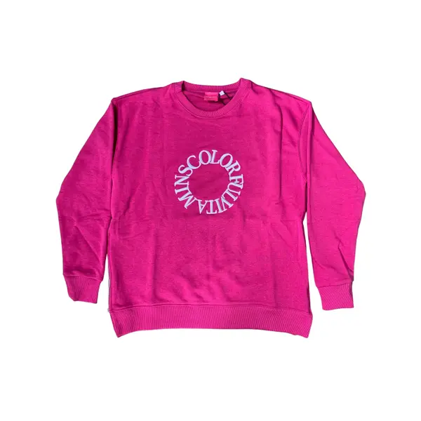 Sweatshirt col rond femme TheJoggConcept Jcsafine - Slit