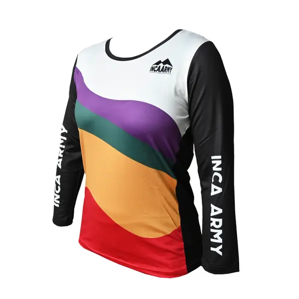 Maillot manches longues femme Inca Army Vinicunca