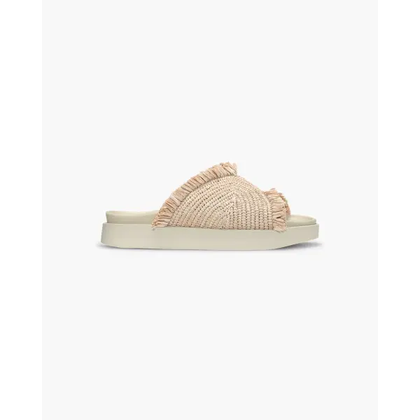 Claquettes femme Inuikii Raffia Moon