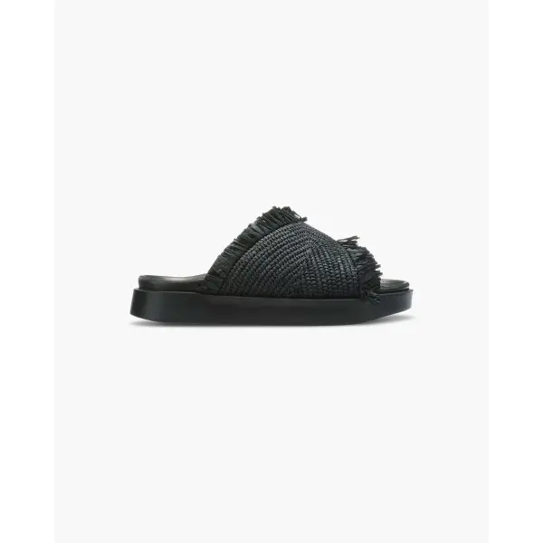 Claquettes femme Inuikii Raffia Moon