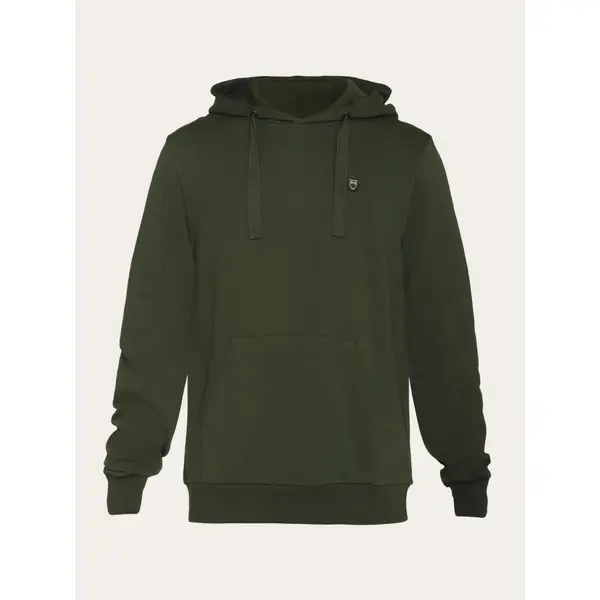 Sweatshirt à capuche avec badge KnowledgeCotton Apparel Arvid Basic