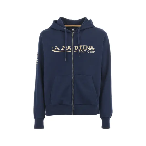 Sweatshirt à capuche full zip La Martina