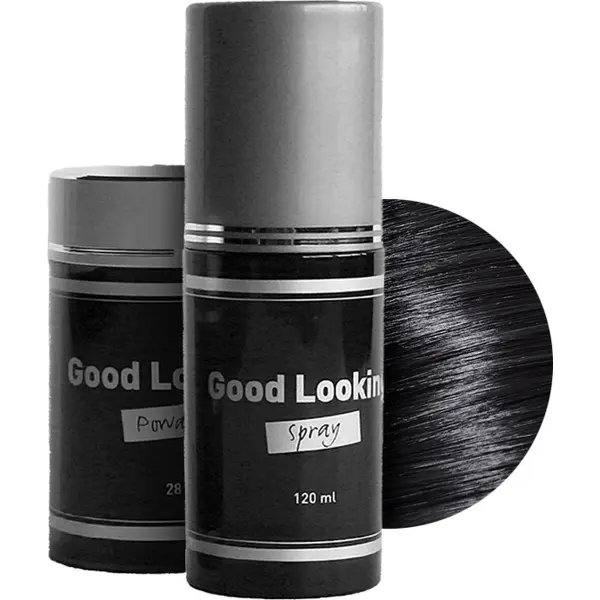 Spray de fixation et poudre cheveux noirs Lanaform Good Looking