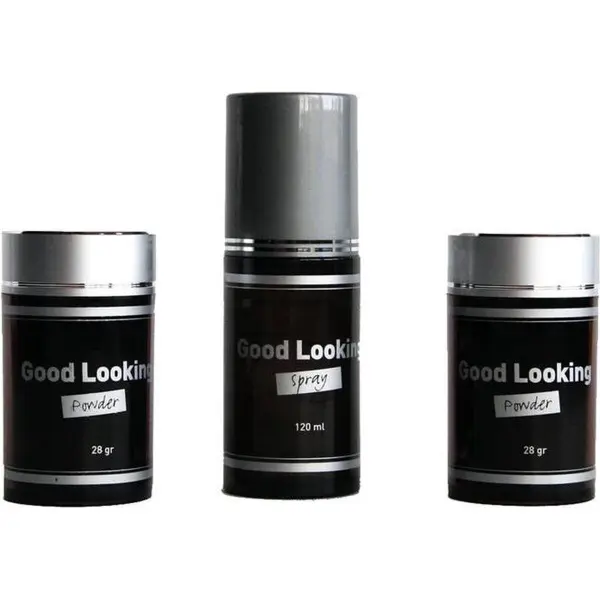 Spray de fixation et poudre cheveux bruns Lanaform Good Looking
