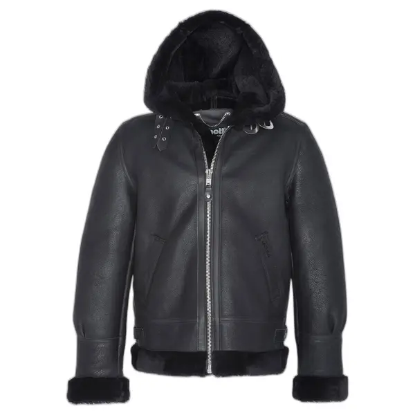 Blouson bombardier à capuche Schott