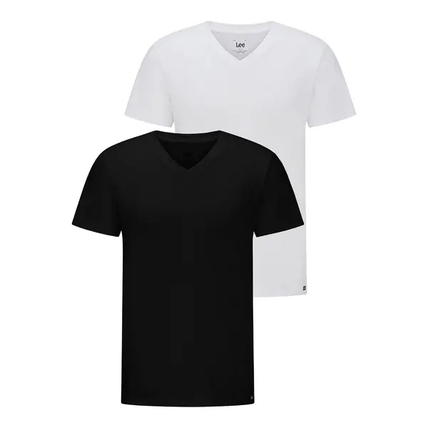 T-shirts col V Lee (x2)